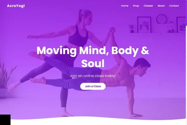 AcroYogi - Moving Mind, Body & Soul | Online Yoga Classes