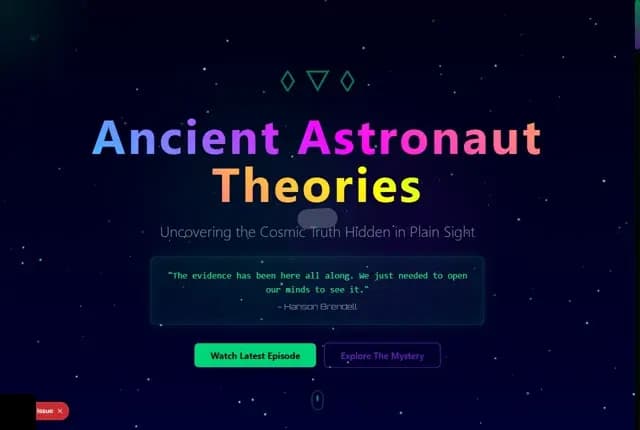 Ancient Astronaut Theories