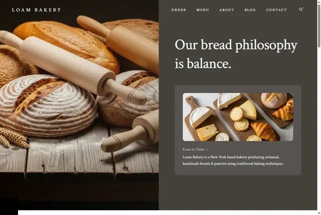 Our bread philosophy is balance.