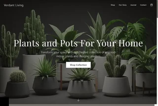 Verdant Living - Premium Indoor Plants & Modern Planters