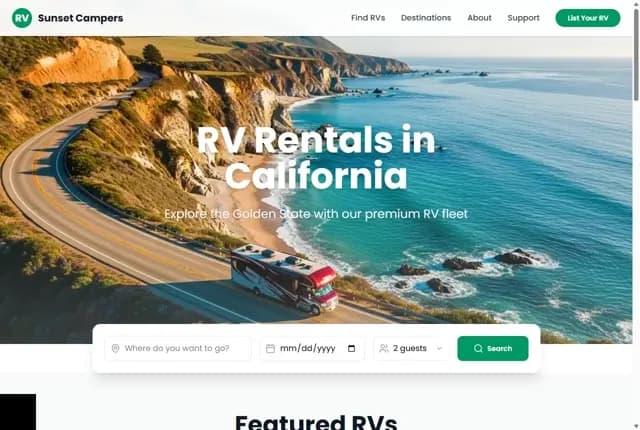 California Rv Adventures