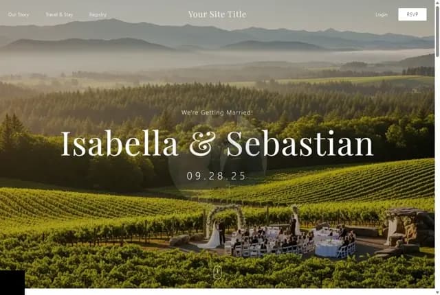 Isabella & Sebastian - Wedding RSVP