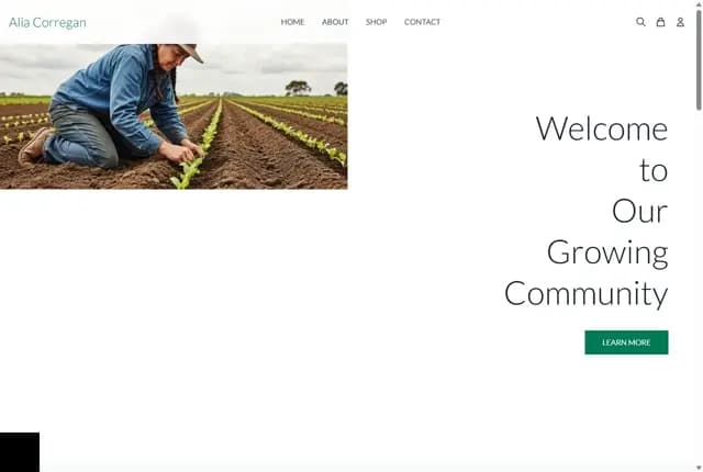 Alia Corregan - Sustainable Farming & Community Agriculture
