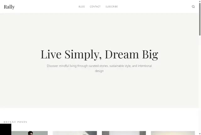 Live Simply, Dream Big