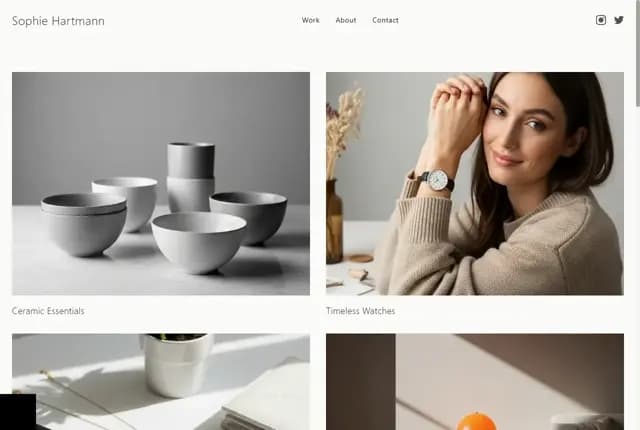 Minimalist Portfolio