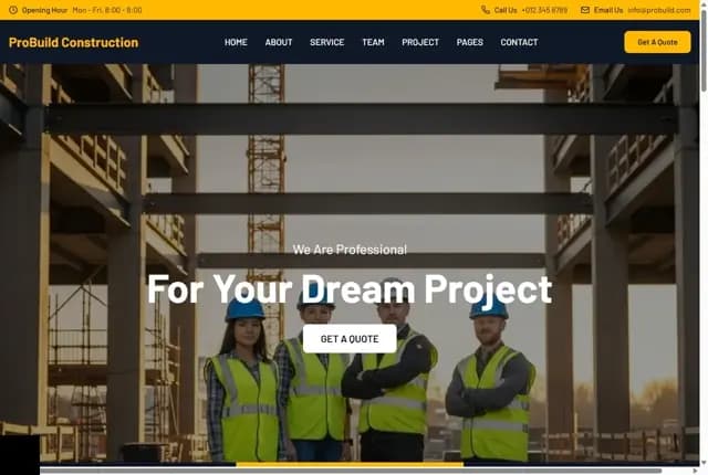 ProBuild Construction - Professional Building & Construction Services