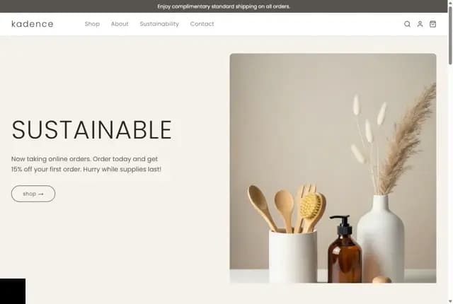 Kadence - Sustainable Home Goods | Eco-Friendly Living