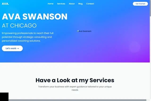 Ava Swanson - Professional Business Consulting & Coaching Services